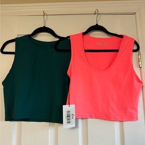 Zyia cropped tanks